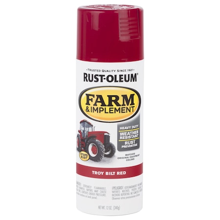 Rust-Oleum Rust-Oleum Specialty Indoor and Outdoor Gloss Troy Bilt Red Farm & Implement 12 oz 303473